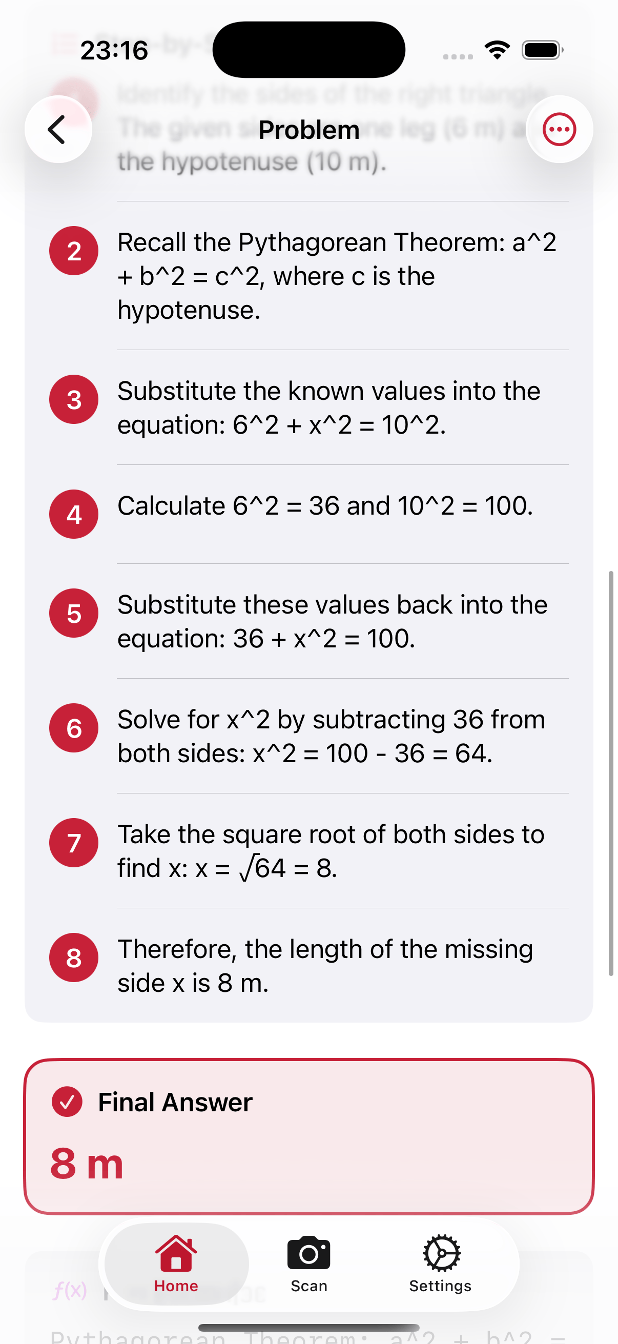 Step-by-Step Solutions